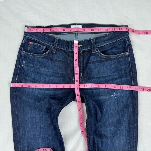 Hudson Women's Size 28 Muse Crop Skinny 5" Cuff Stretch Jeans - Picture 12 of 14